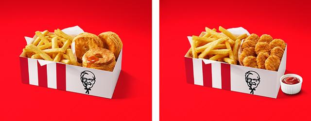 左から「ビスポテBOX」「ナゲポテBOX」イメージ