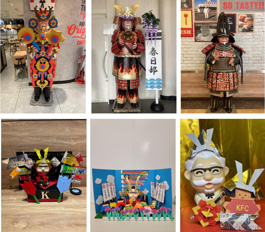 2025年度の「武者カーネル」展示の様子